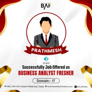 Parthamesh placed as Business Analyst Fresher at Simplify